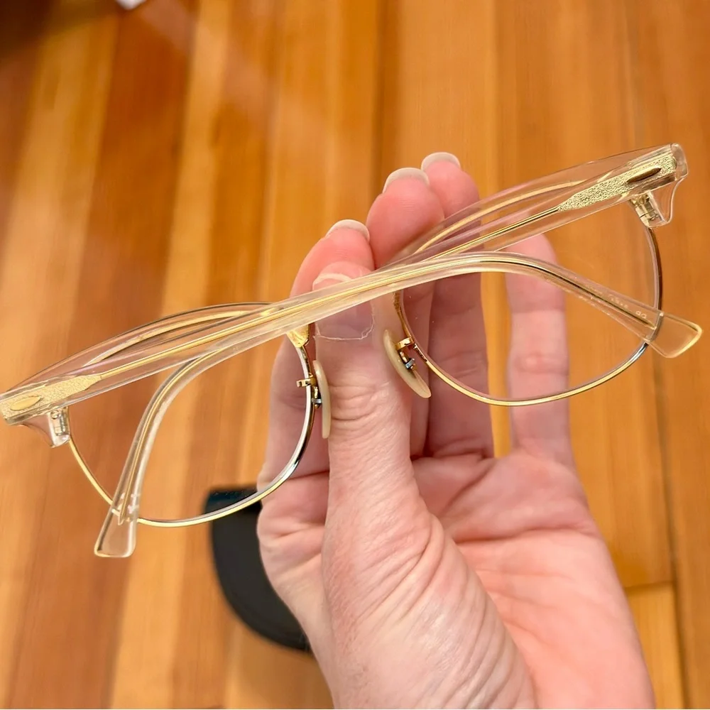 Ray-Ban Clubmaster Gold Frame Glasses Unisex 5154 - Picture 3 of 4